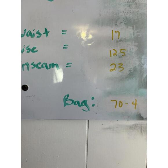 Madewell Jeans Womens 32 Slim Wide Leg Cropped Olympia Wash Button Fly Modest - Picture 12 of 12